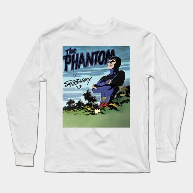 Female Phantom purple Long Sleeve T-Shirt by Sy Barry Studios